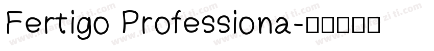 Fertigo Professiona字体转换